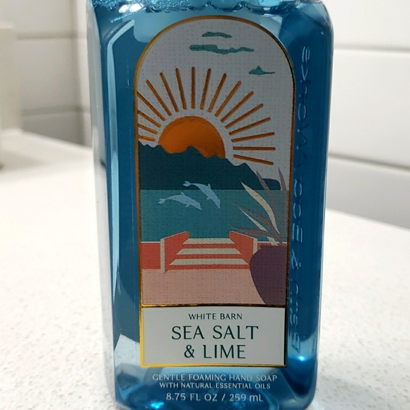 🥳3/20🥳  Bath & Body Works -2 SEA SALT & LIME- Foaming Hand Soap - Picture 3 of 6